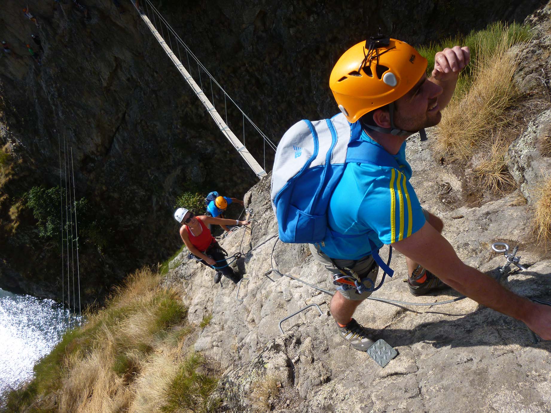 Via Ferrata Via Corda Grand Rappel Bureau Moniteurs Ard che