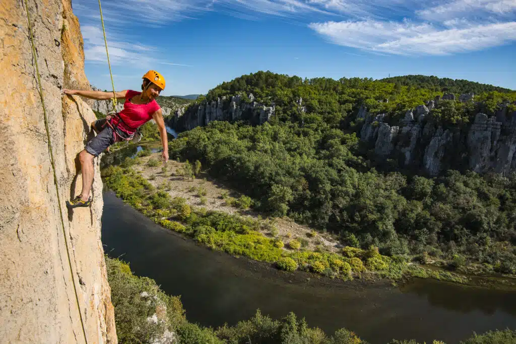 Escalade en Ardèche