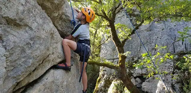escalade ardeche activité printemps